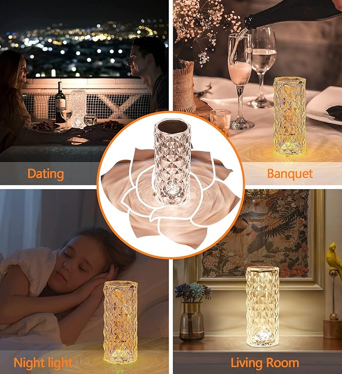 "Cham Cham Crystal Lamp | Best Gift For Anniversary Or Birthday"